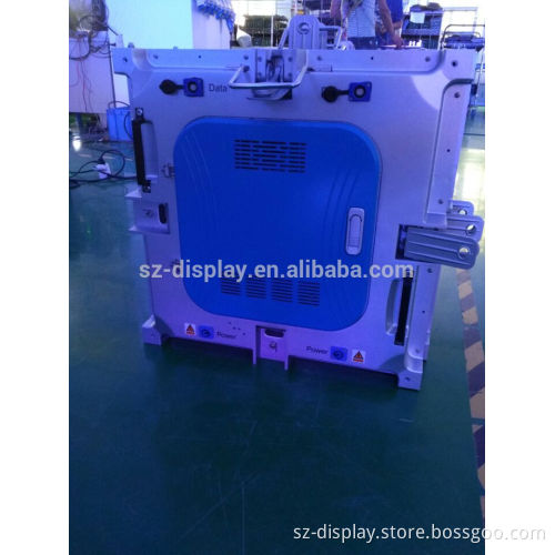 P6 indoor rental cabinet HD led video wall of P6 LED advertising display die-casting cabinet
